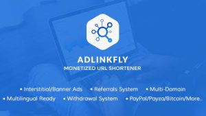 AdLinkFly Php Script Monetized URL Shortener